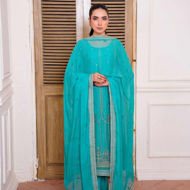 Georgette Three-Piece