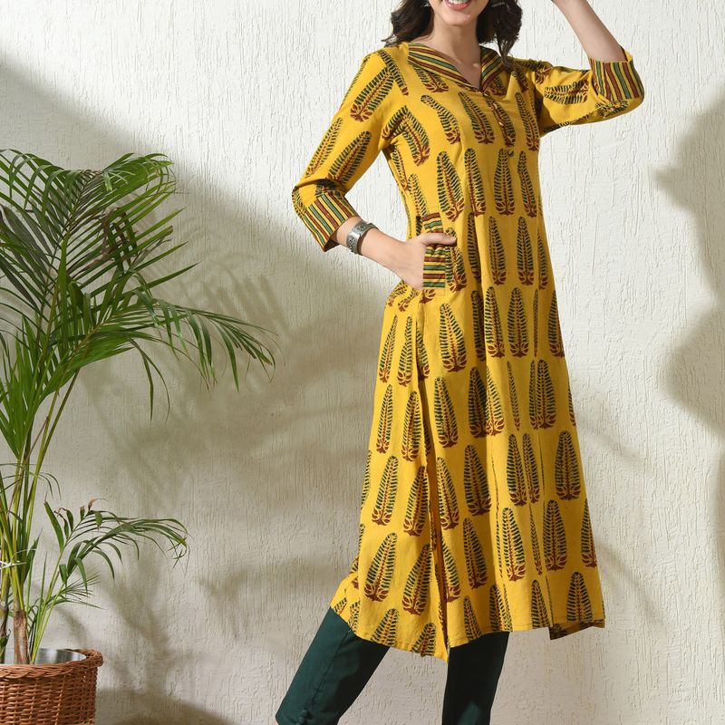 Printed Kurti Set