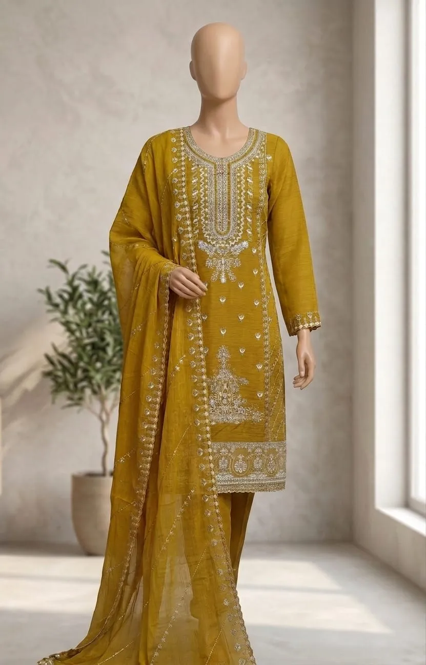 Art's of Noor Exclusive Unstitched and stitched Kameez Set