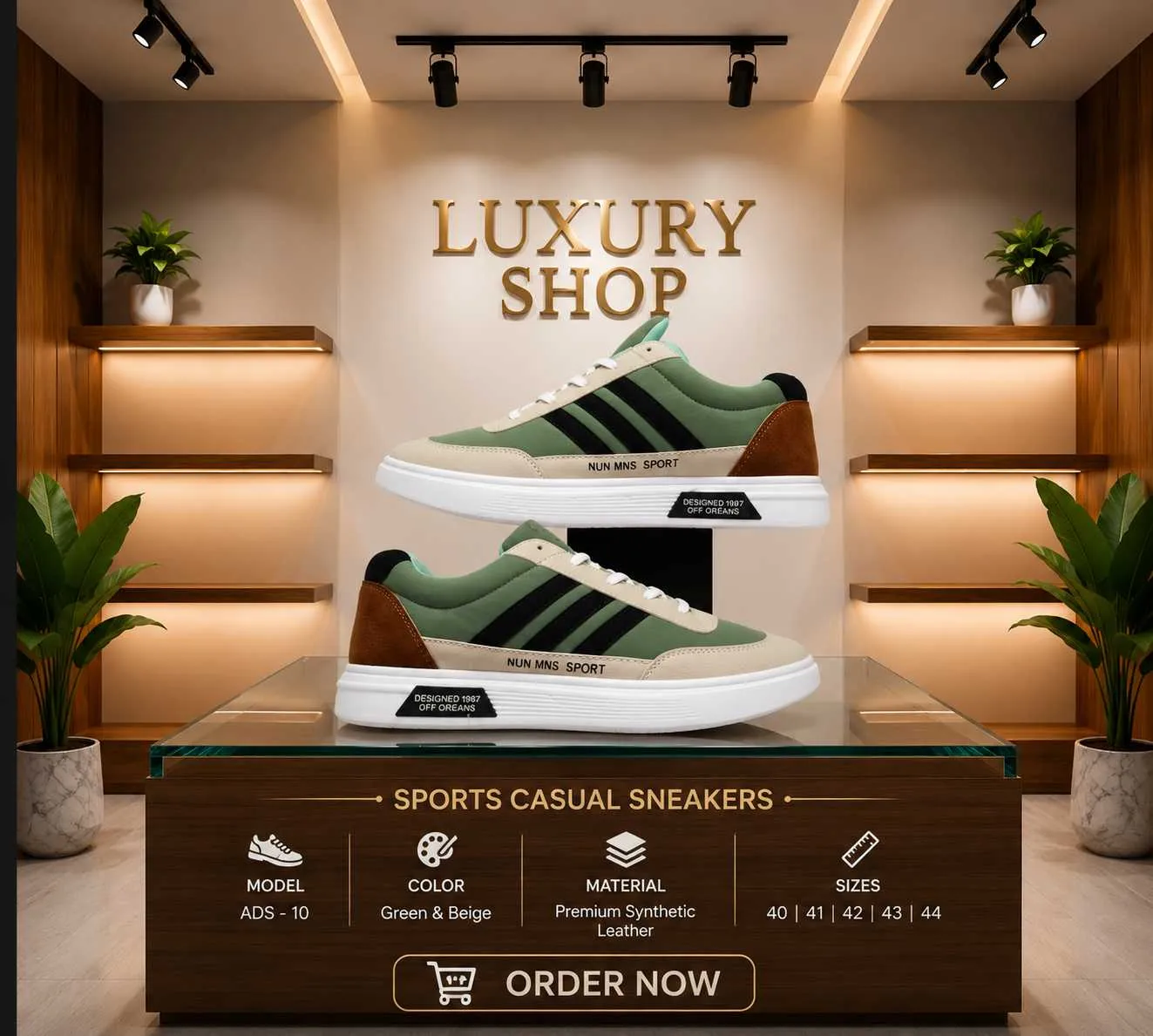 ADS-10 Premium Casual Sneakers