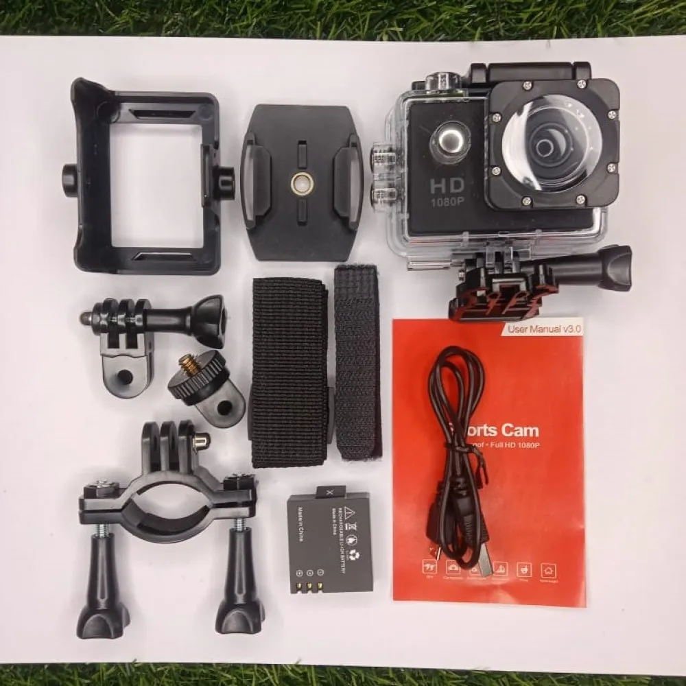 Waterproof Full HD 1080P Action Sports Camera