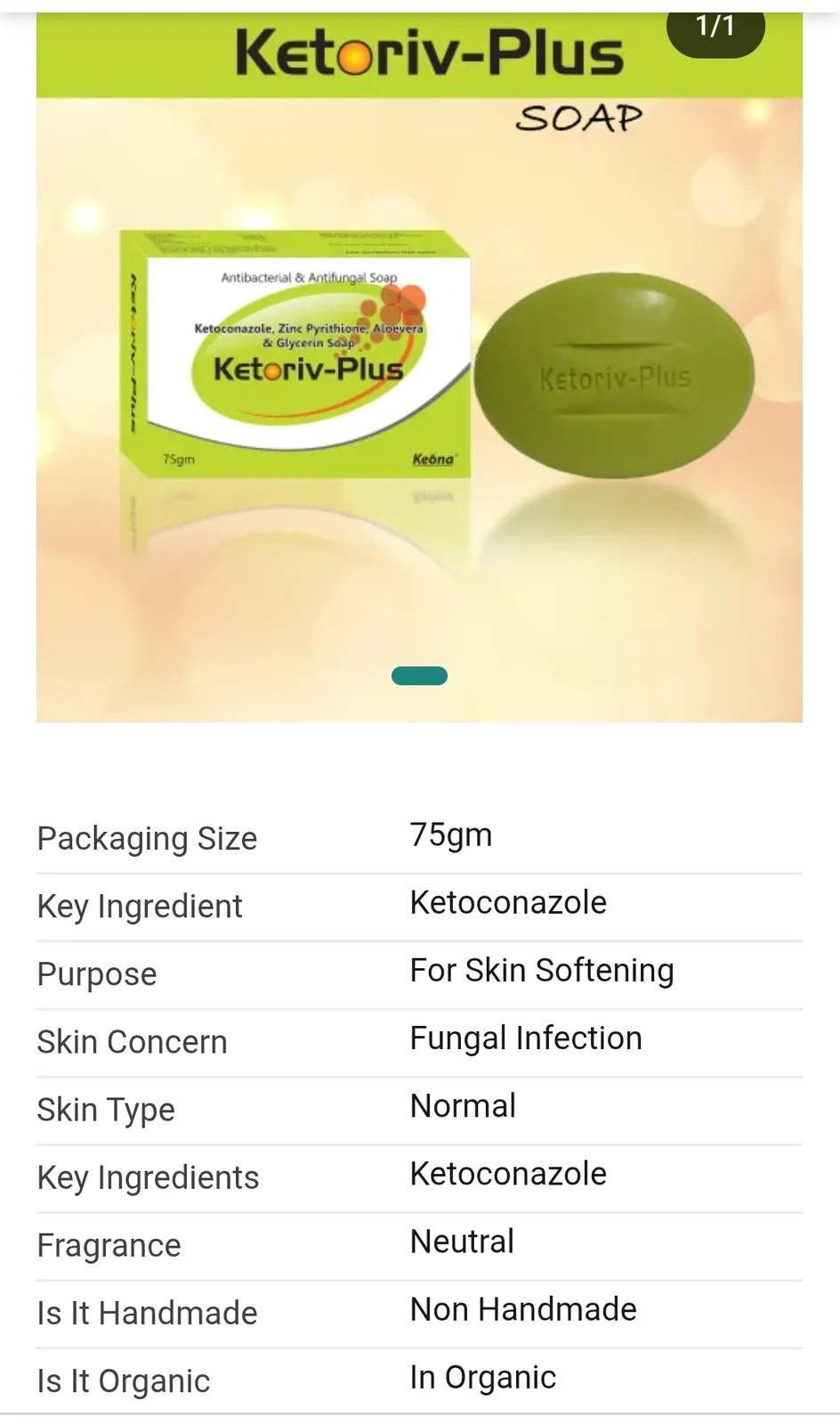 Ketoriv-Plus Soap