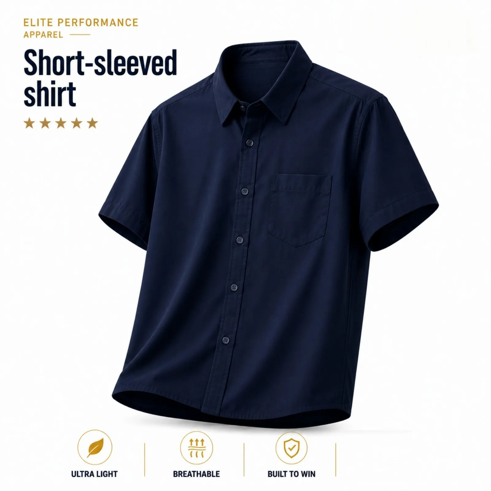 Premium Oxford Cotton Half Sleeve Shirt