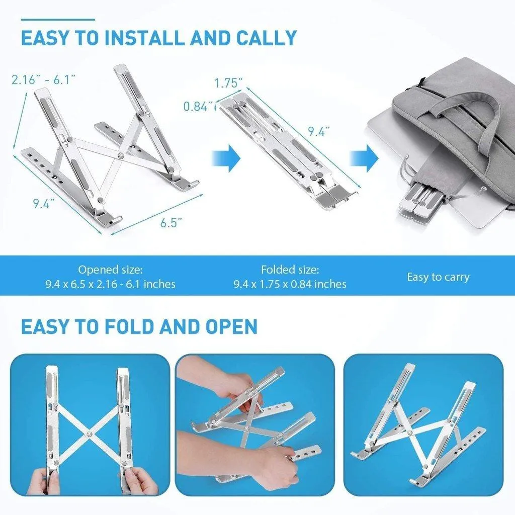 Portable Aluminium Laptop Stand
