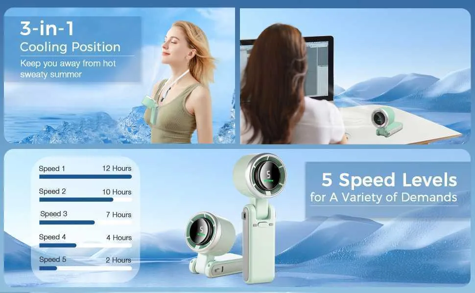 Portable Mini Handheld Fan &ndash; Smart Cooling Device