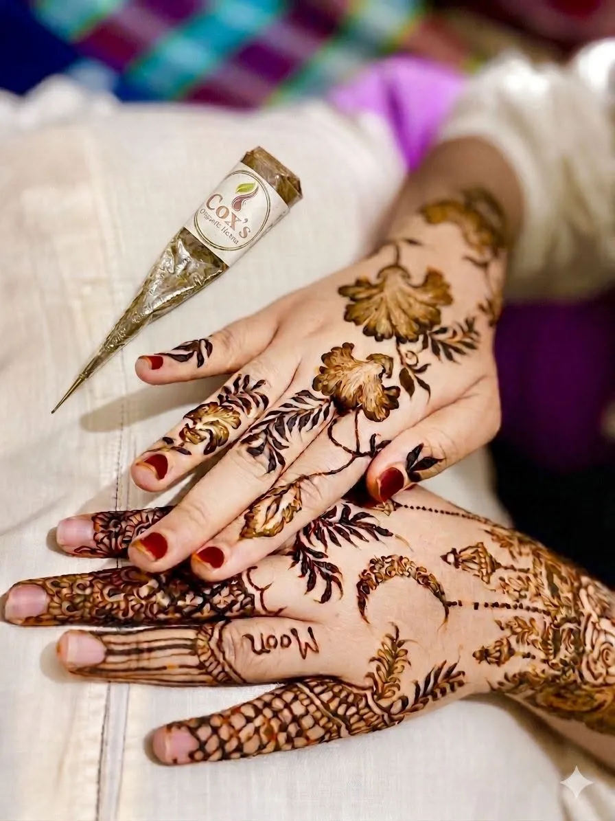হাতের অর্গানিক মেহেদী