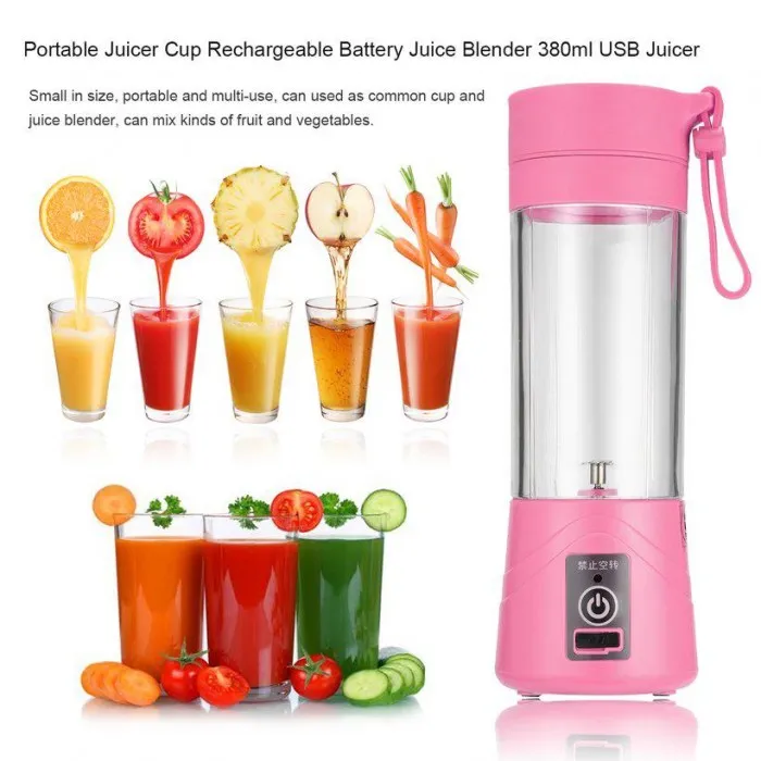 USB Rechargeable Portable Juicer Blender 340ML