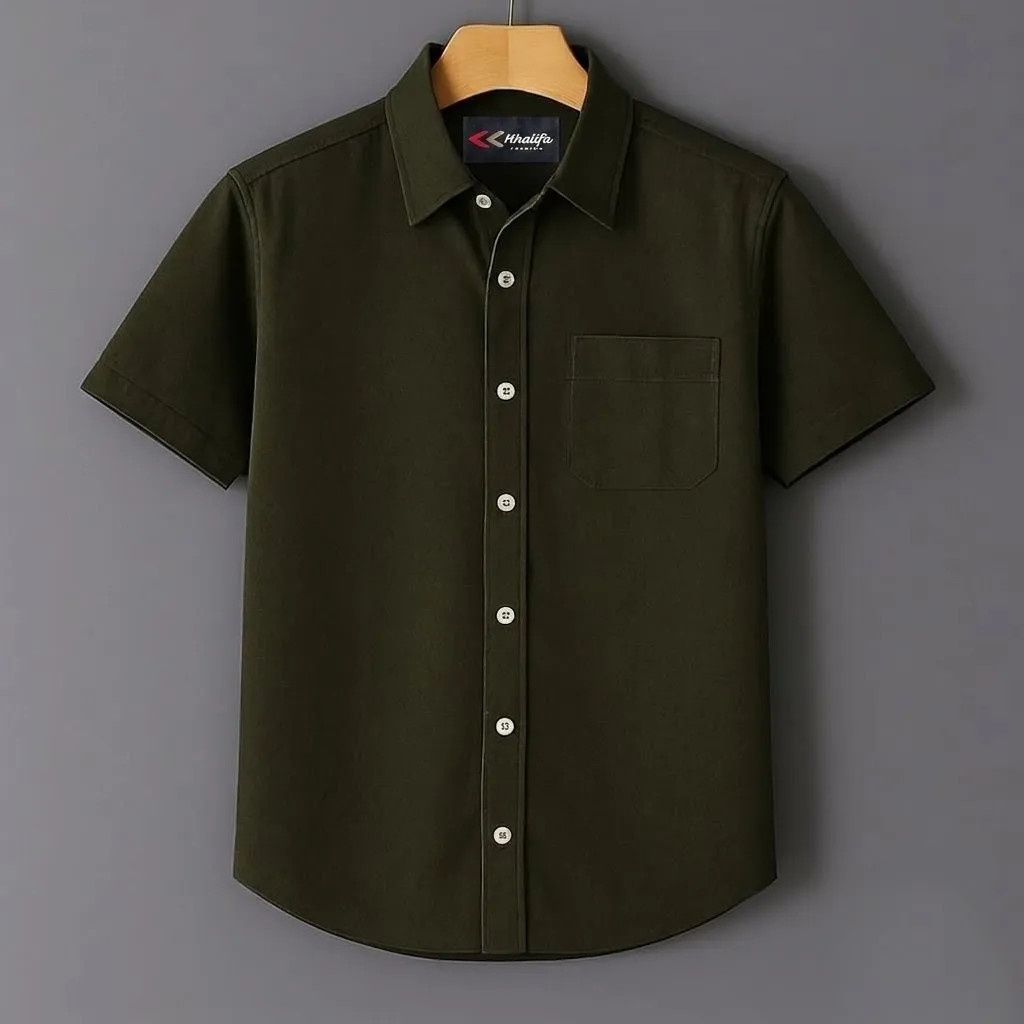 Premium Stylish Ban Colour Shirt