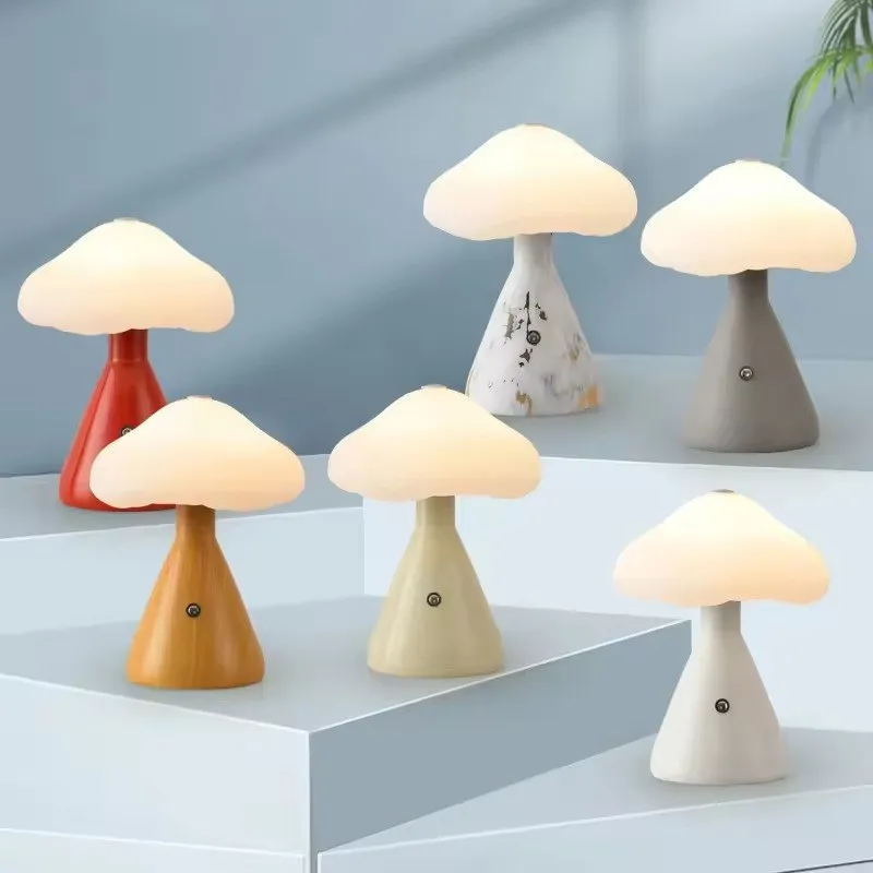Rechargeable LED Mushroom Desk/Table Lamp! 🍄