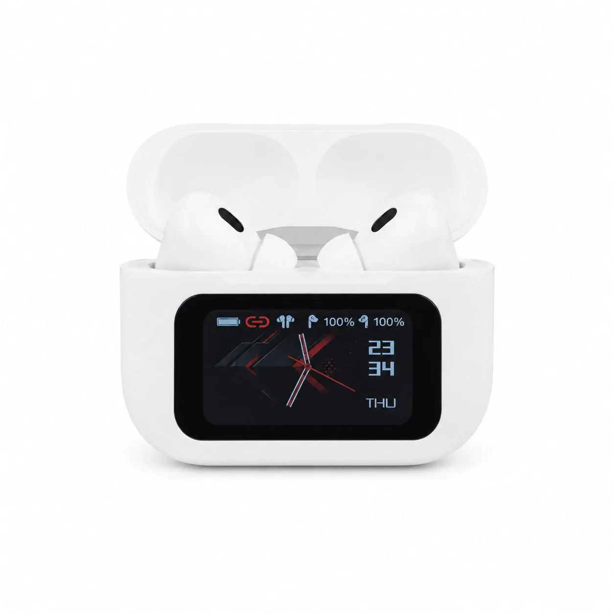 A9 Pro Smart Touch Screen ANC/ENC Earbuds