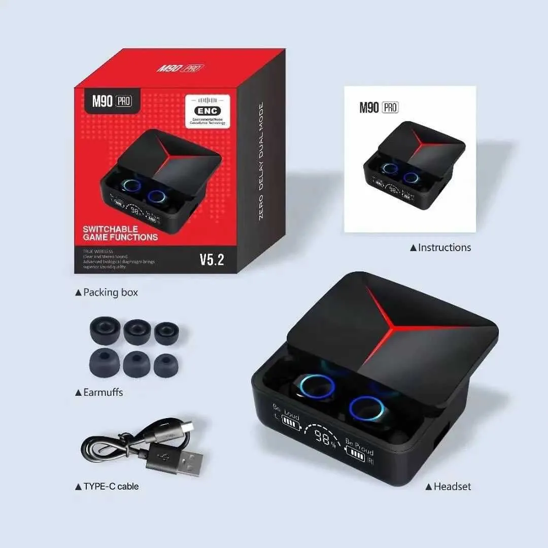 M90 Pro TWS Wireless Earbud