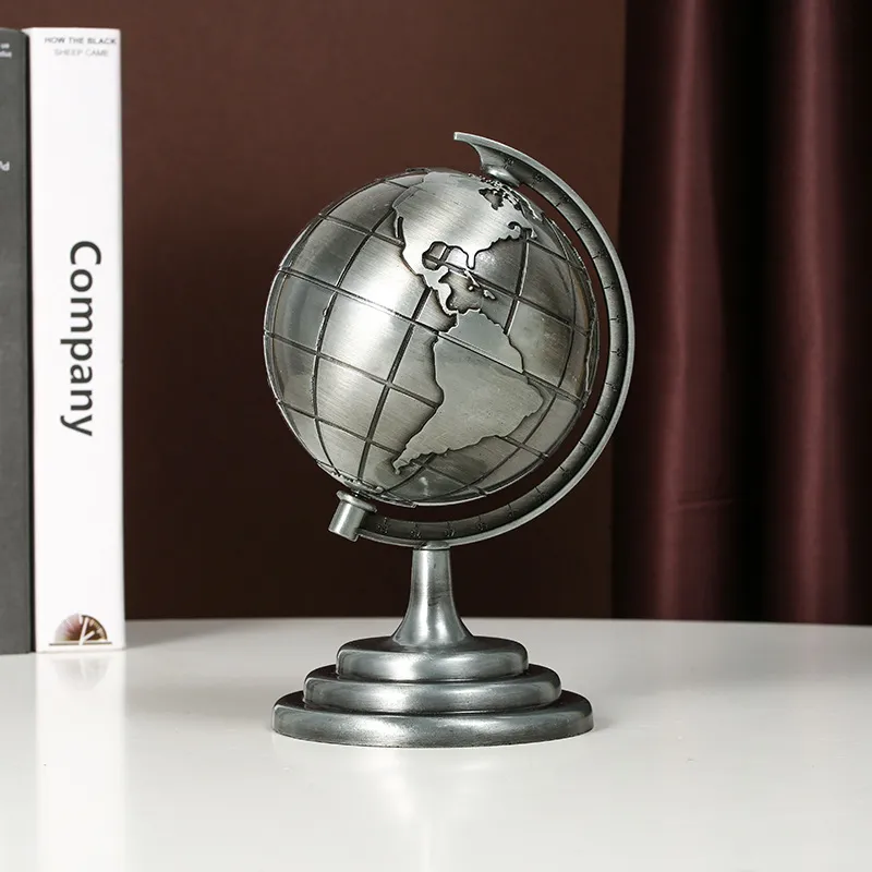 World Map 3D Rotating Glove Decoration Gift