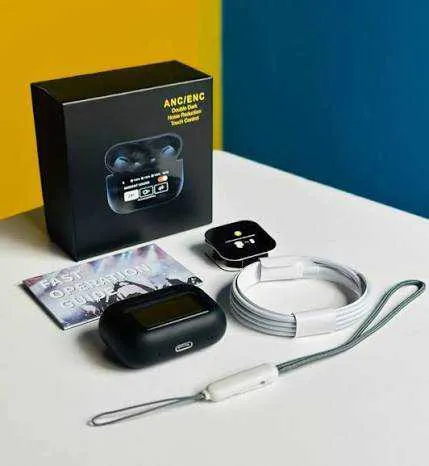 💥💥 A9 Pro Display Earbuds Black - ব্লুটুথ হেডফোন কালো💥💥