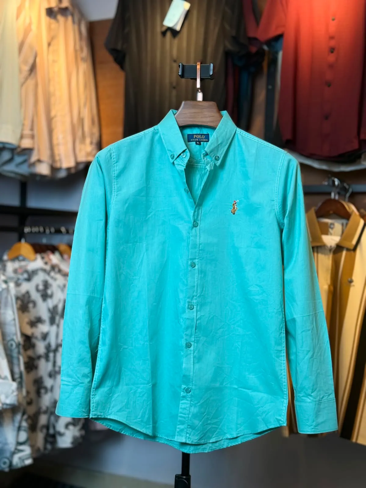 Solid Oxford shirt's