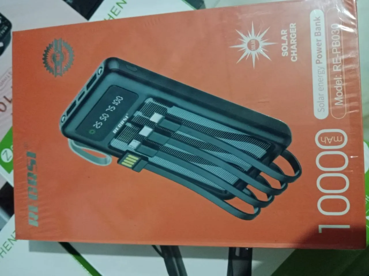 REGRSI® Solar Energy Power Bank ⚡ 10000mah🔋