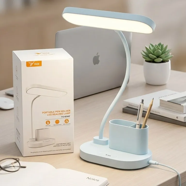 💡 YAGE YG-8044F Portable Pen Holder LED Reading Lamp 💡