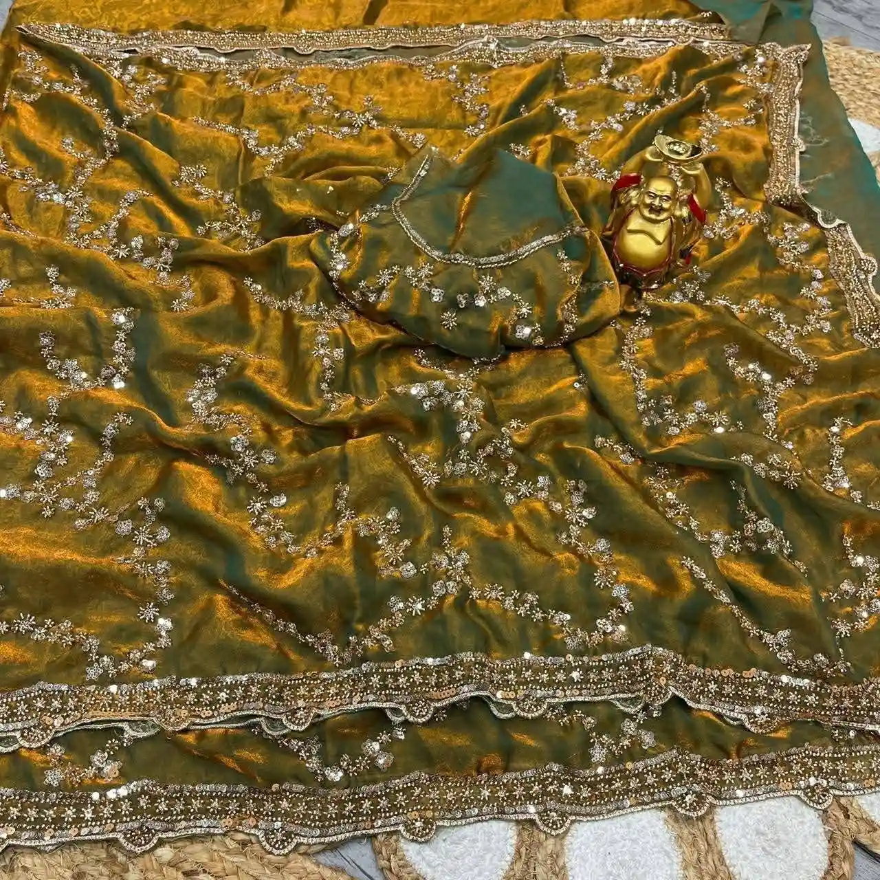 Indian Georgette Sharee with Blouse Piece