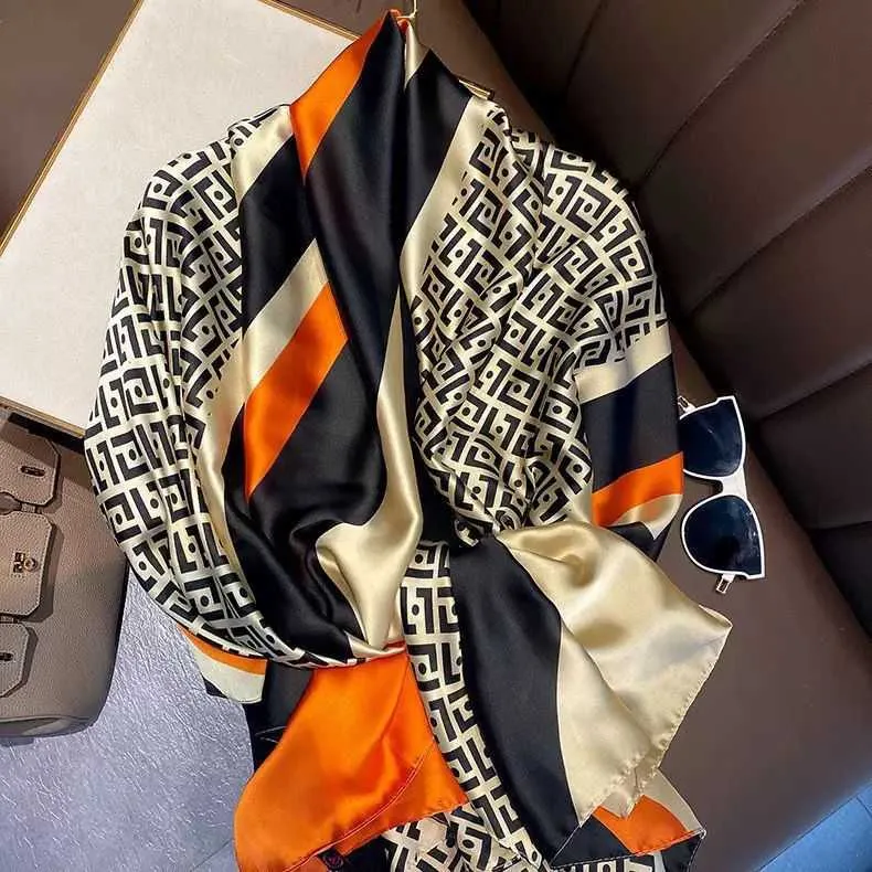 premium Luxury Satin Silk Scarf