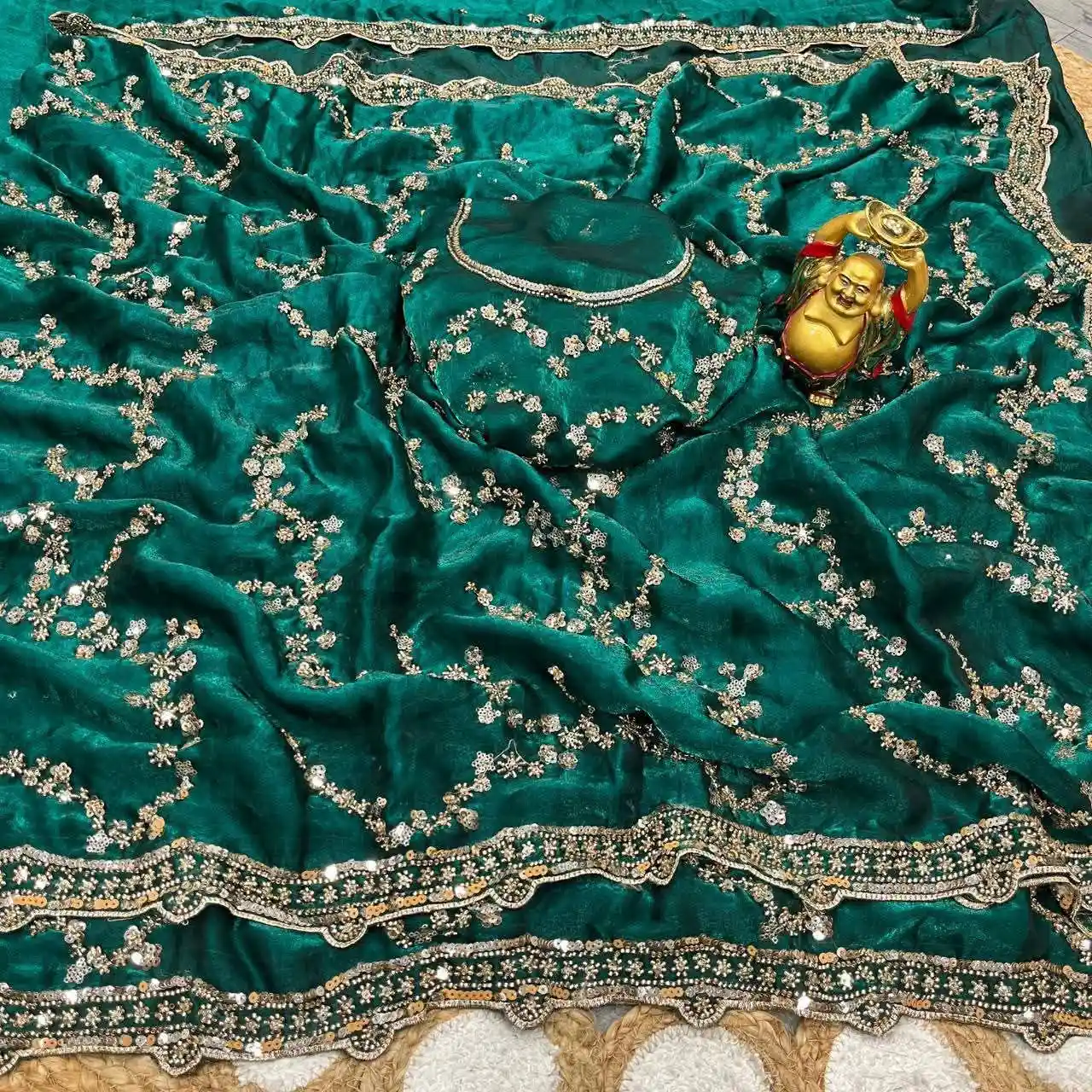 Indian Georgette Sharee with Blouse Piece