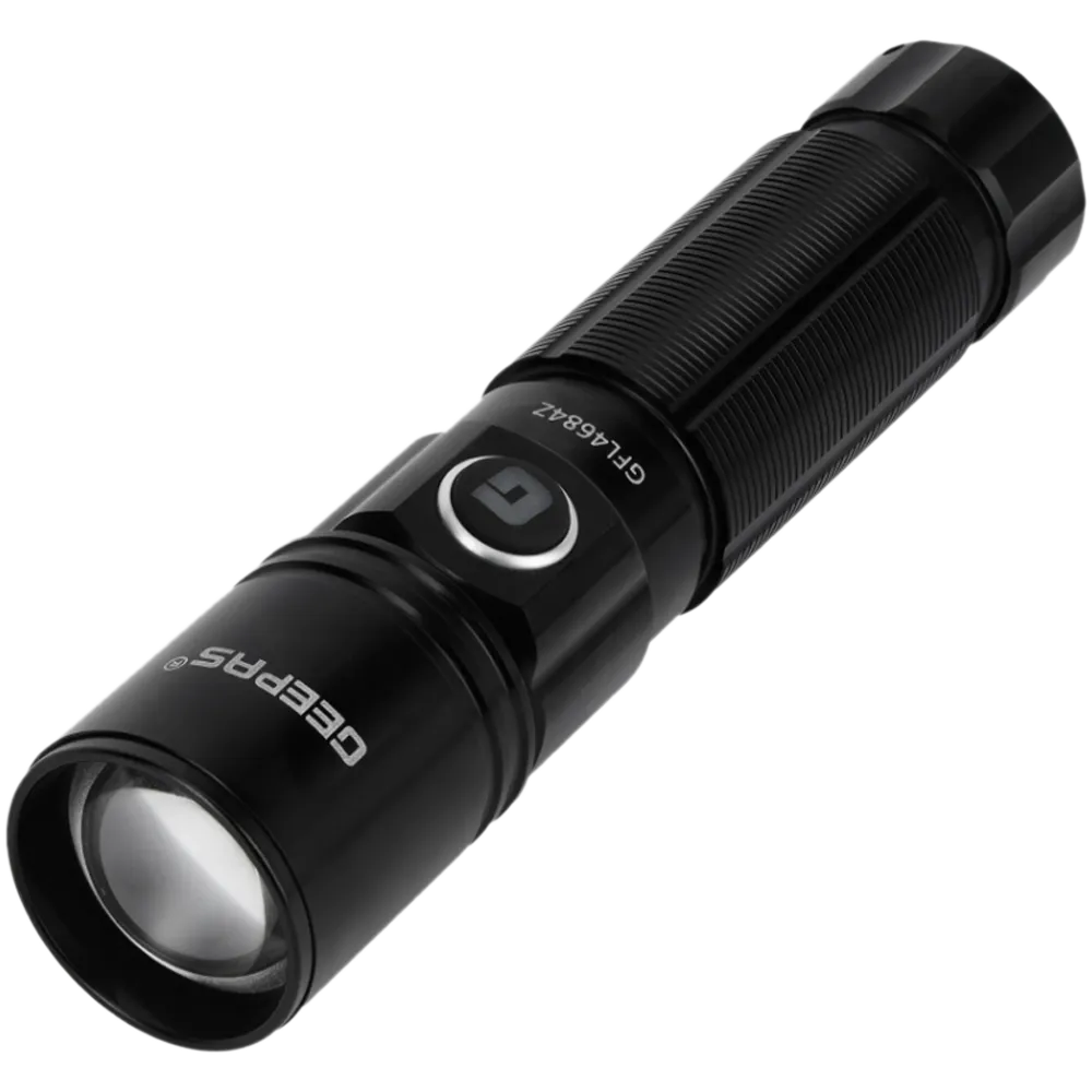 Geepas GFL4684Z Zoomable LED Flashlight