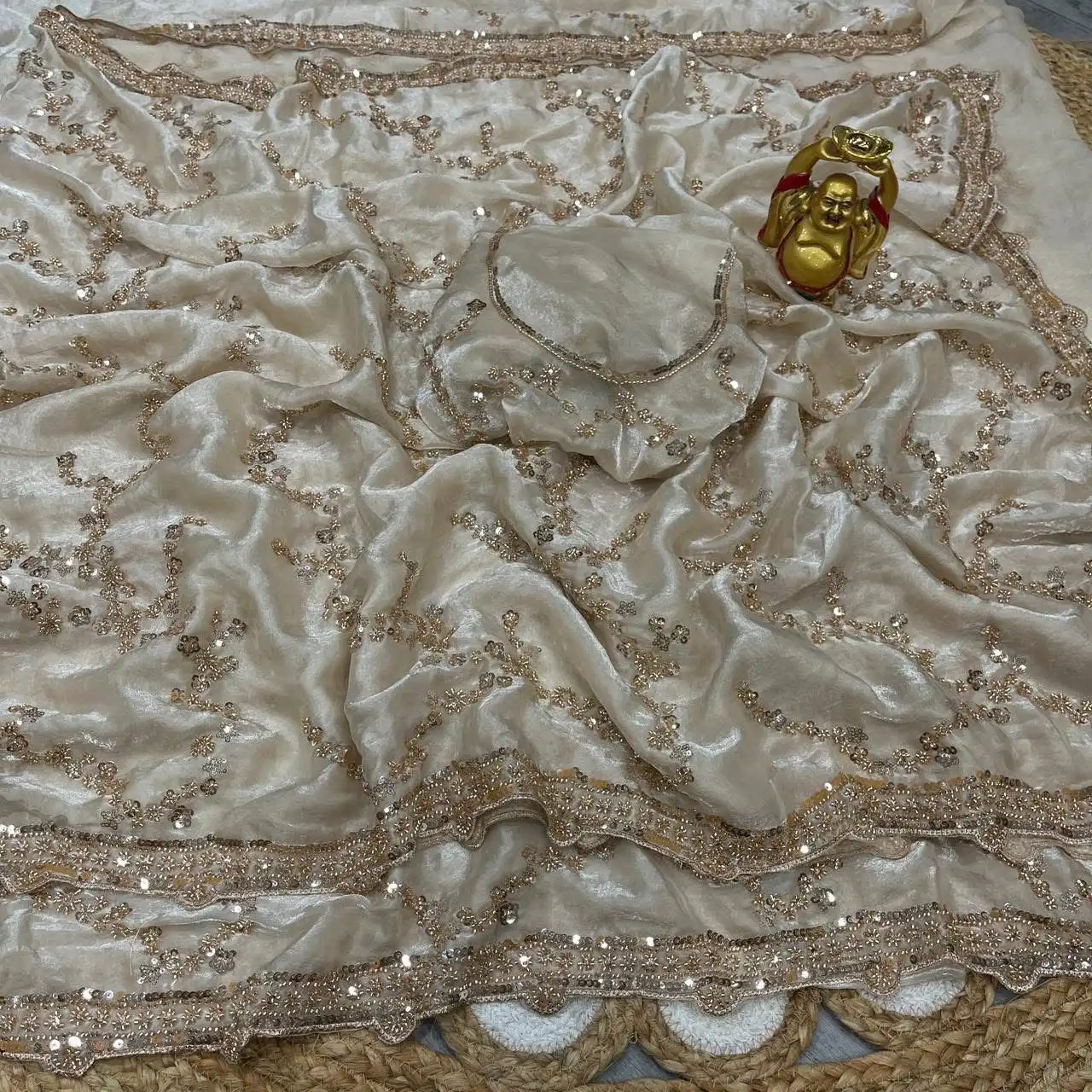 Indian Georgette Sharee with Blouse Piece