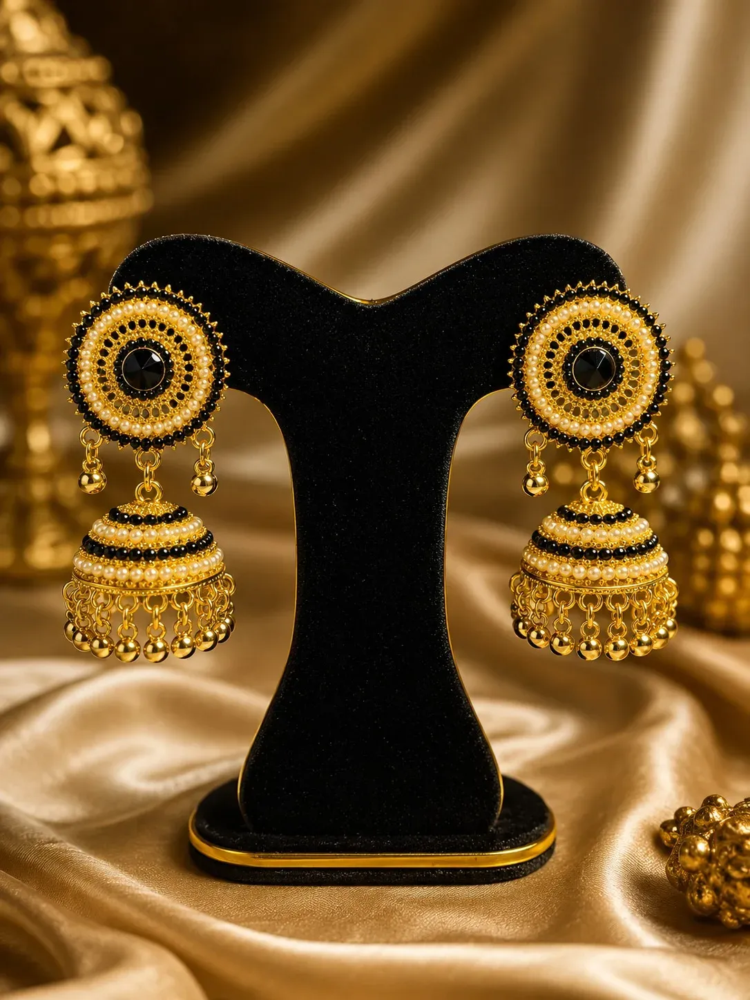 Premium Traditional Jhumka Earrings SNR-3032