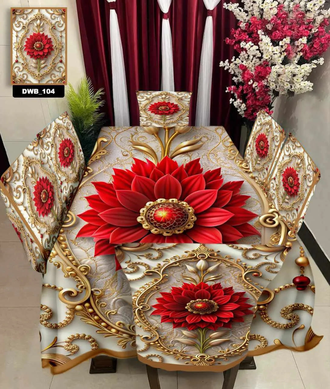 Original 3D Printed Dining Chair Table Cover