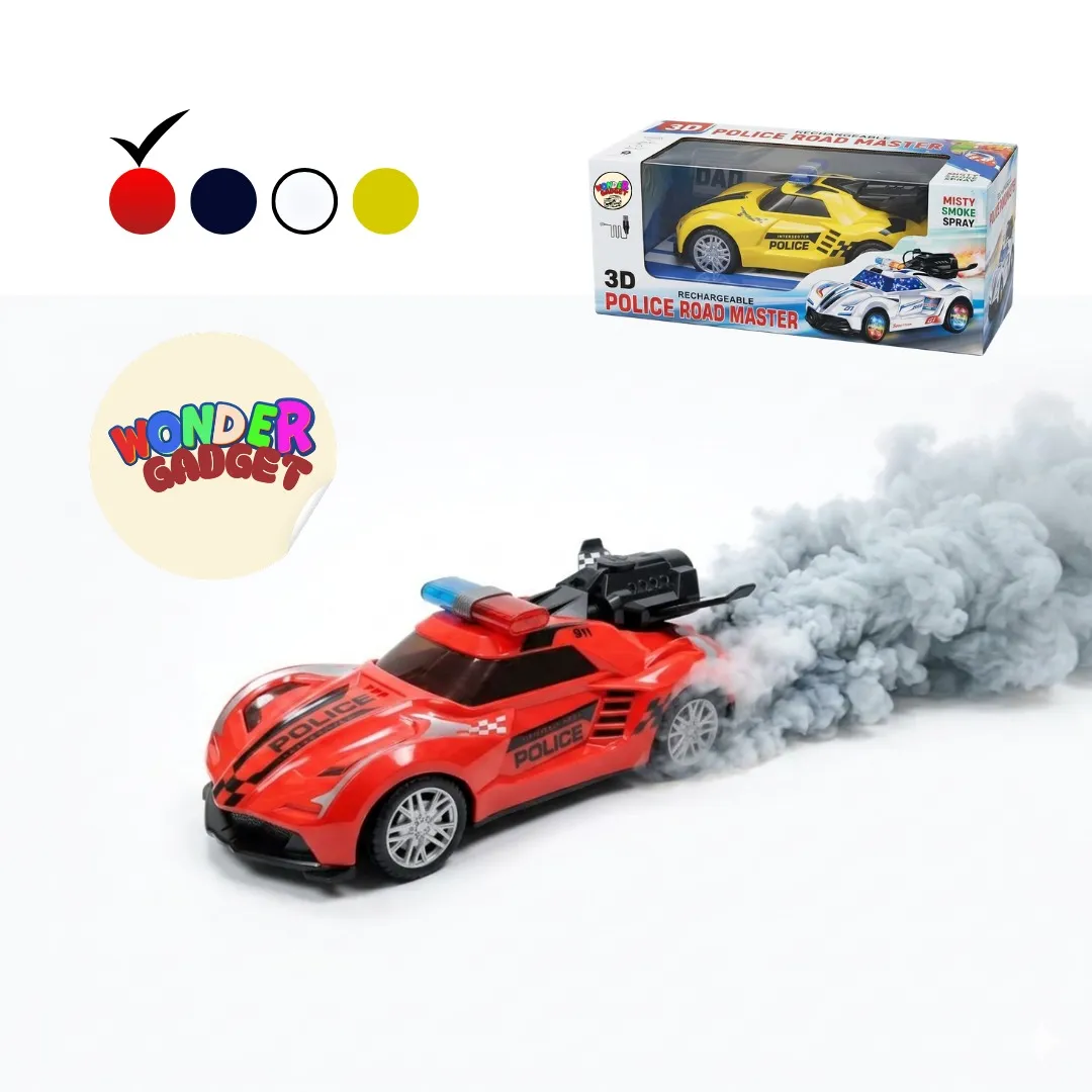 Rc 3D Police Road Master Smoke Car (W)