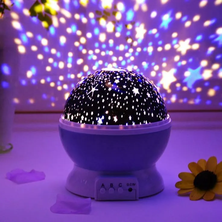 Star Master Rotating Projector Light