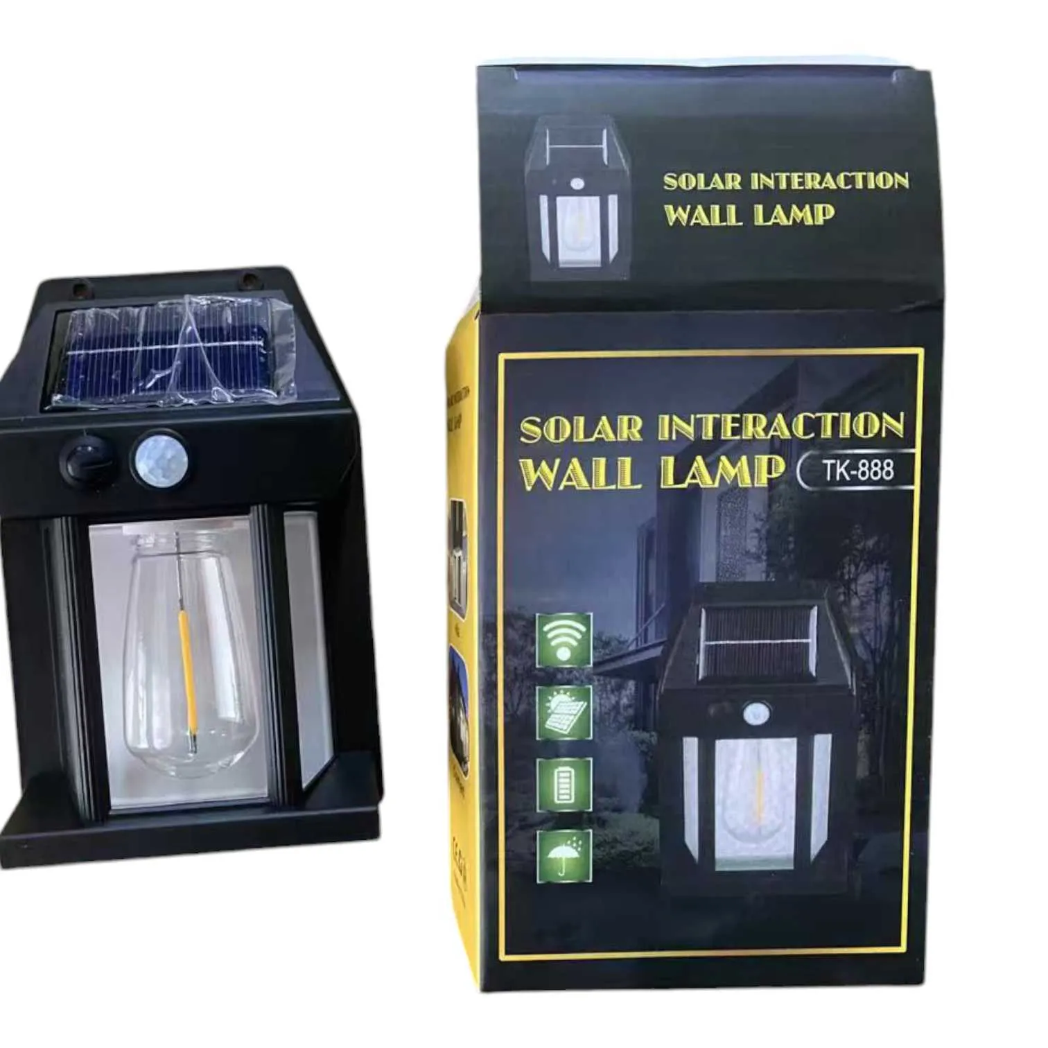 💡 Solar Interaction Wall Lamp