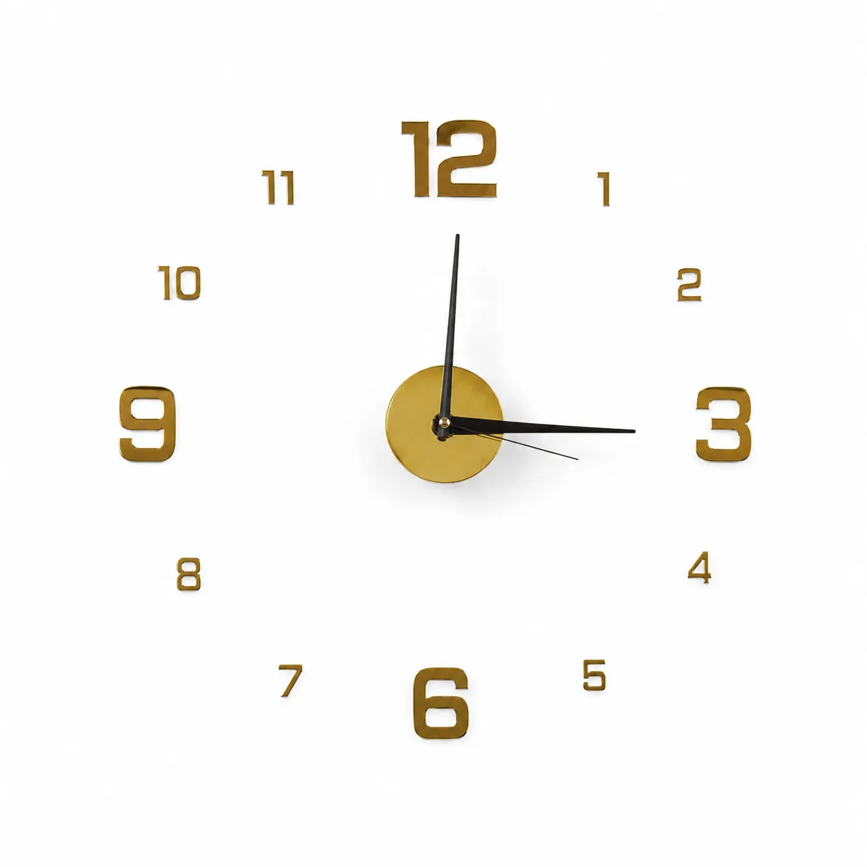 3D DIY Frameless Wall Clock