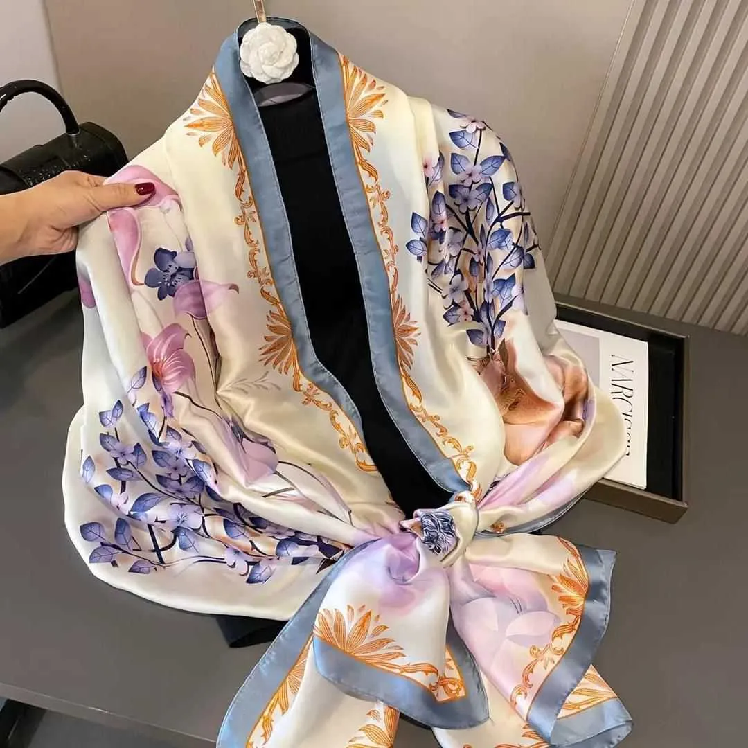 premium Luxury Satin Silk Scarf