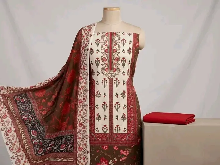 Art's of Noor Exclusive Unstitched and stitched Kameez Set