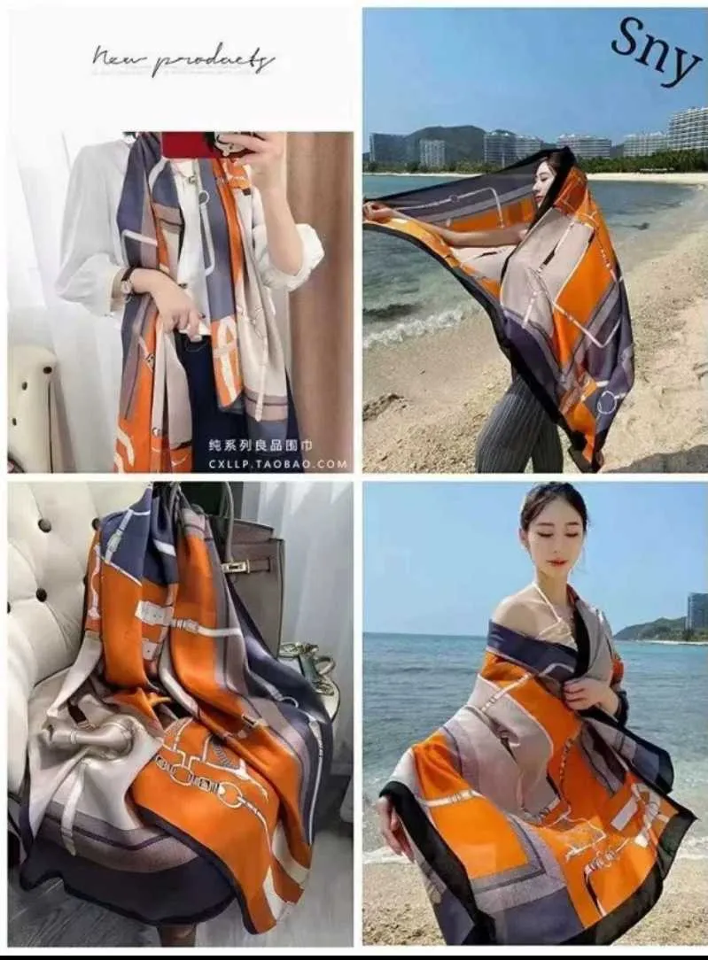 premium Luxury Satin Silk Scarf