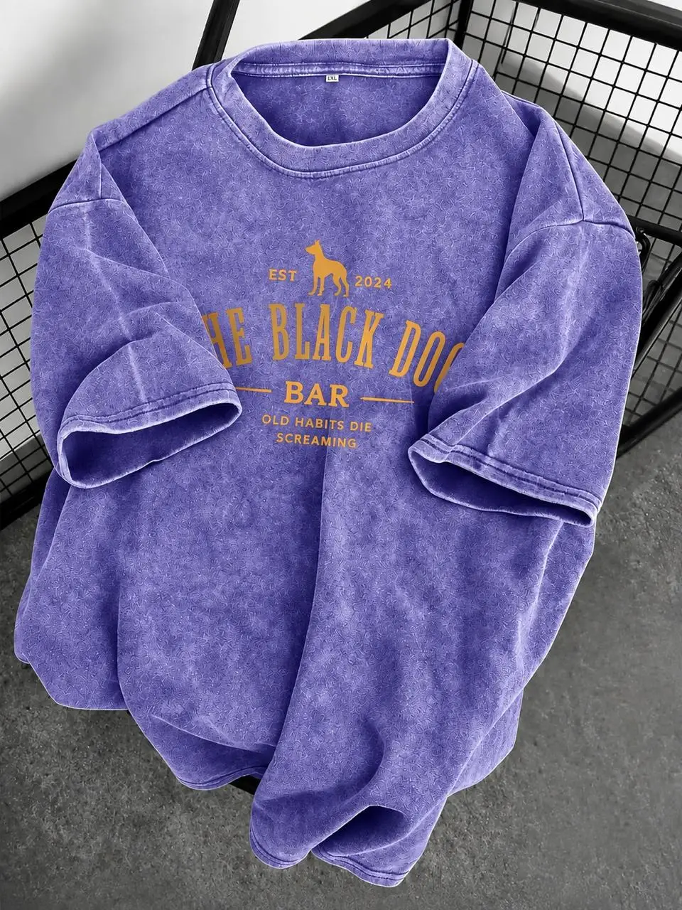 Acid Wash Drop Shoulder TShirt