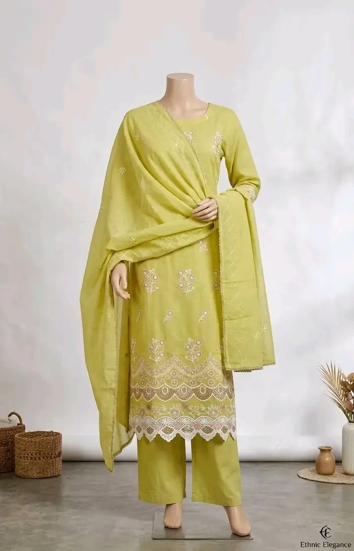 Art's of Noor Exclusive Unstitched and stitched Kameez Set