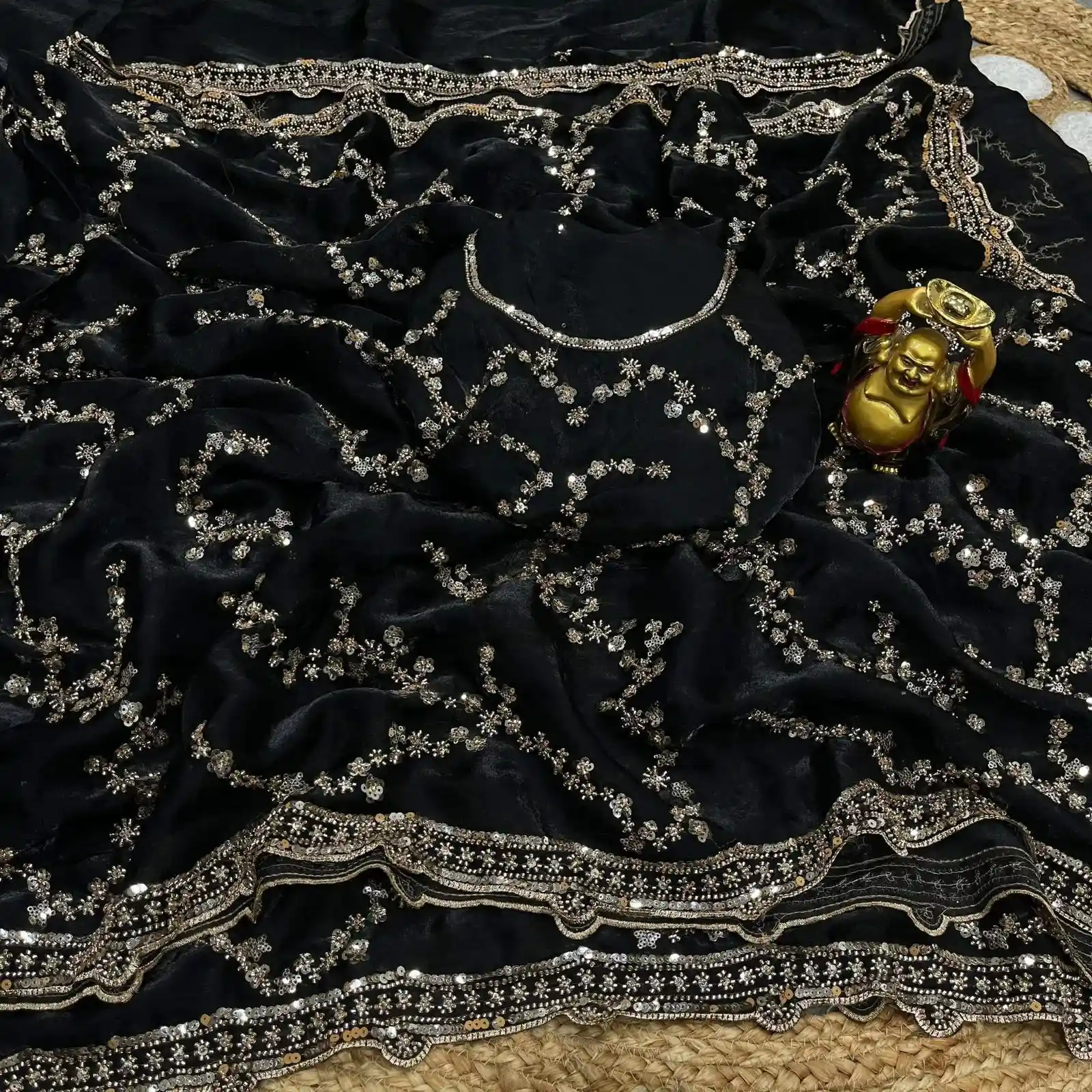 Indian Georgette Sharee with Blouse Piece