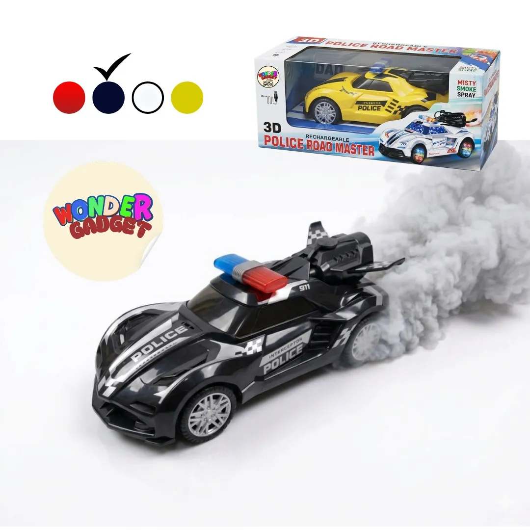 Rc 3D Police Road Master Smoke Car(R)
