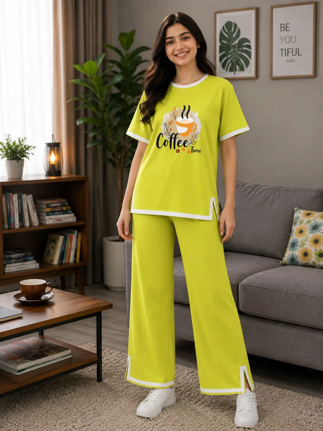Half Sleeve T-Shirt & Pant Set