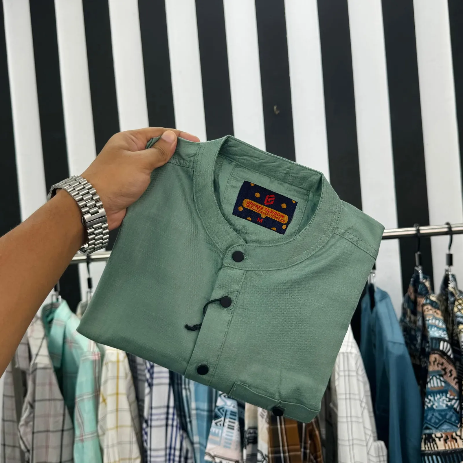 Traditional Full sleeves katua ( Petrol)