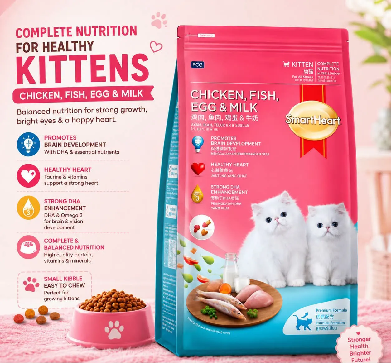 Smartheart Dry Cat Food 1kg
