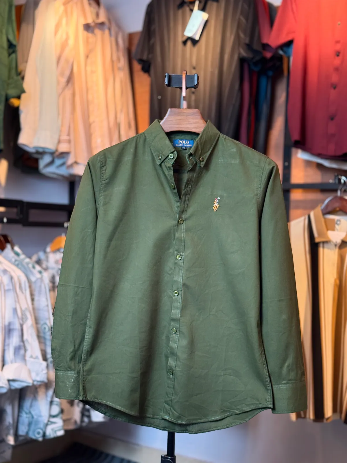 Solid Oxford shirt's
