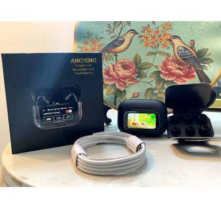 💥💥 A9 Pro Display Earbuds Black - ব্লুটুথ হেডফোন কালো💥💥