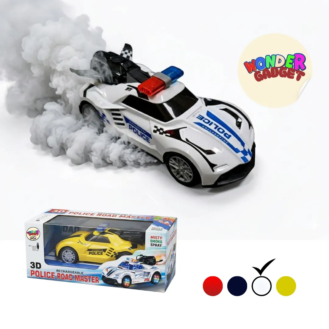 Rc 3D Police Road Master Smoke Car(R)