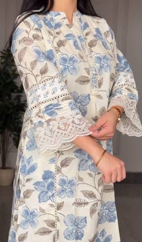 Pocket Kurti Three Piece