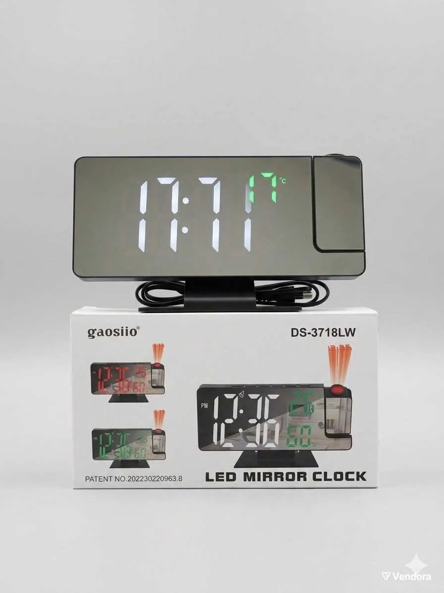 Galosiio DS-3618LP LED Mirror Clock