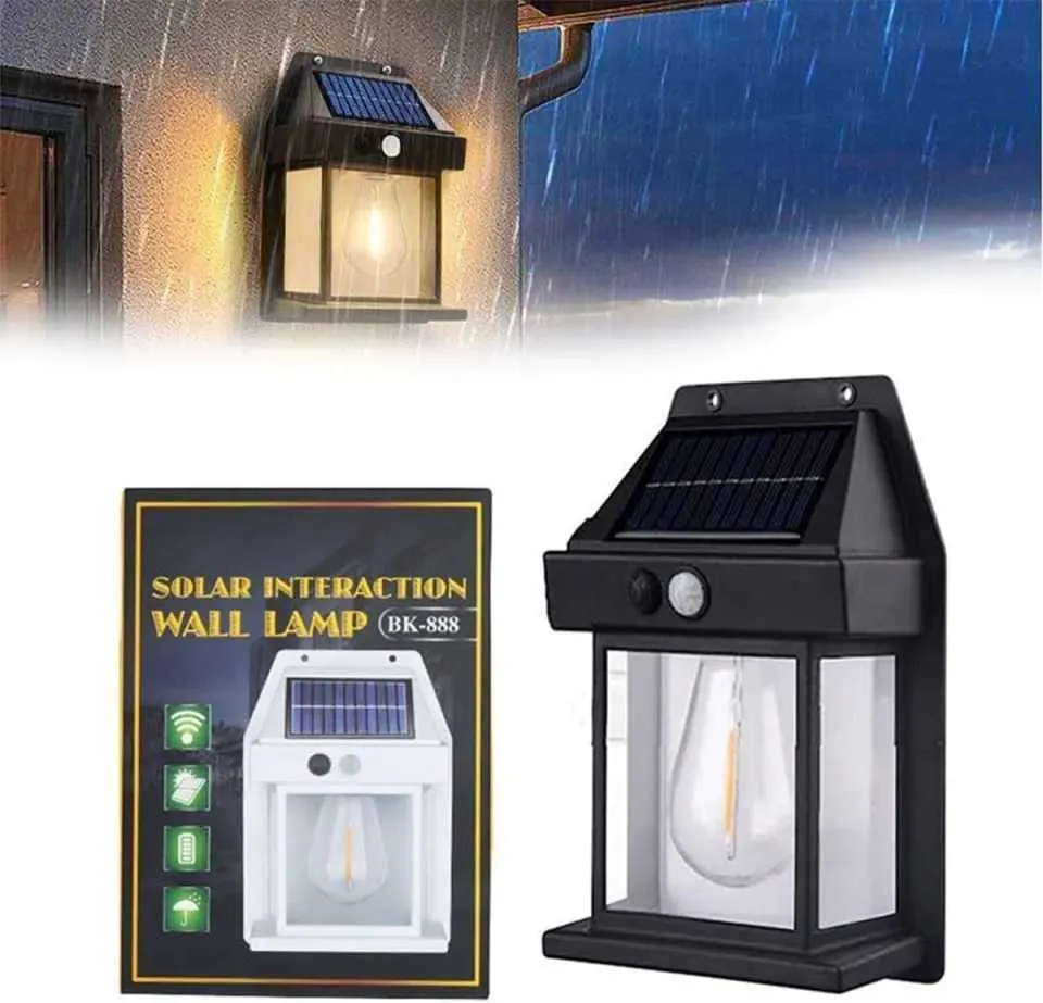 💡 Solar Interaction Wall Lamp