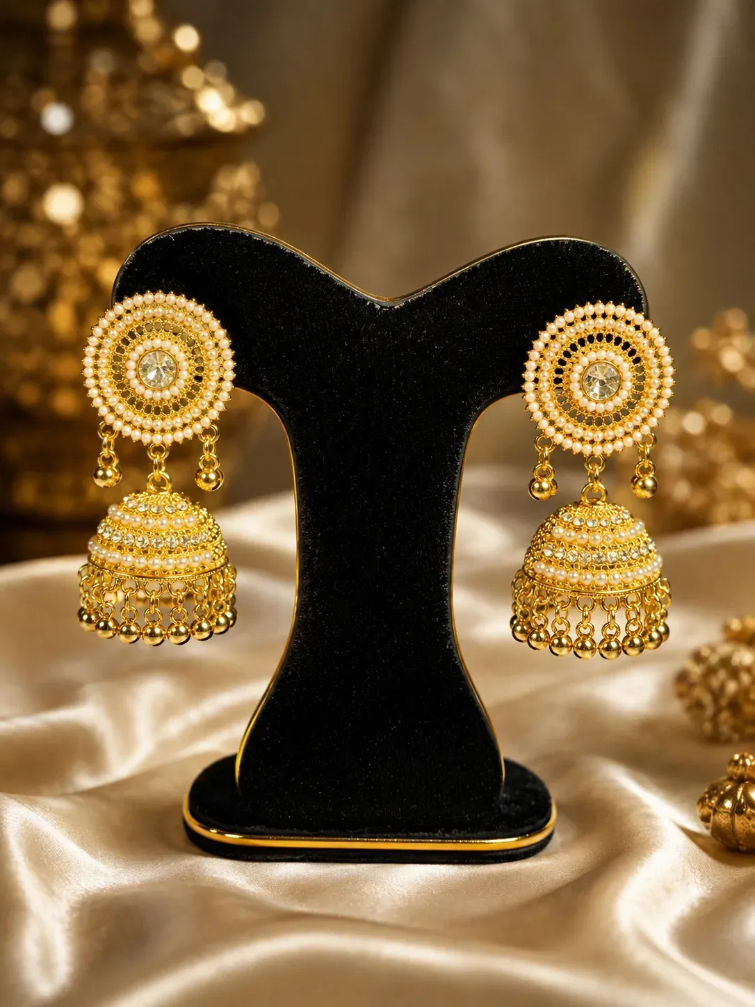 Premium Traditional Jhumka Earrings SNR-3032
