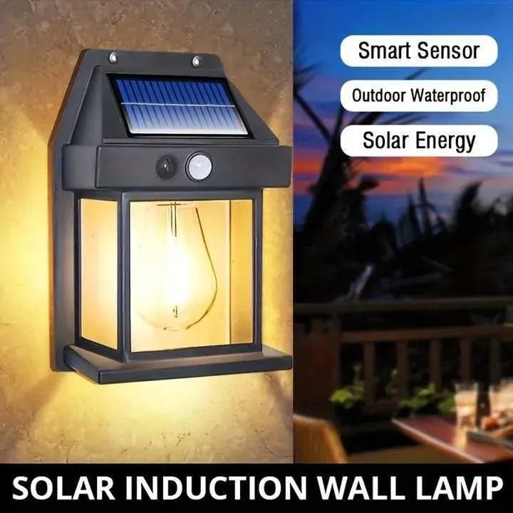 💡 Solar Interaction Wall Lamp