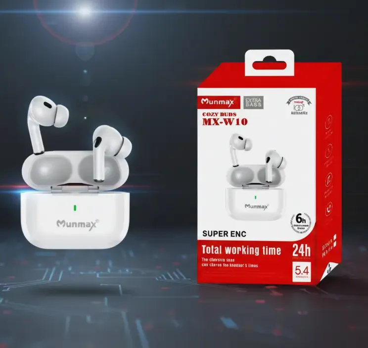 🔥 Munmax MX-W10 TWS – Smart Sound, Smart Choice! 🔥